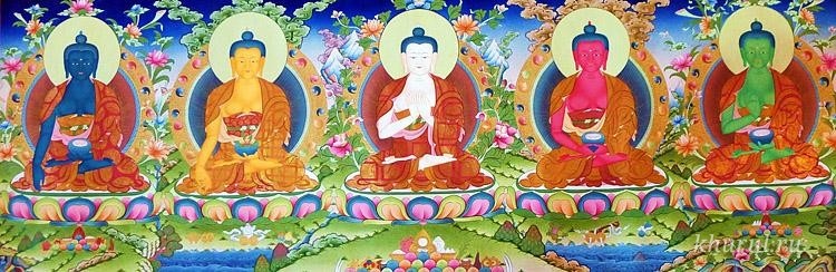 Exhibition of Five Thangkas of the Dhyani Buddhas