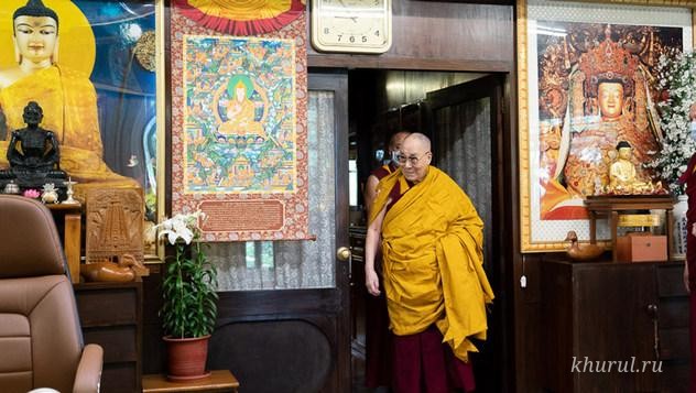 The Dalai Lama Conducted a Ceremony for Generating Bodhichitta