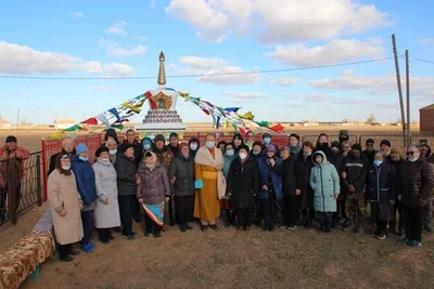 Shajin Lama of Kalmykia Telo Tulku Rinpoche visited the Yashkul district