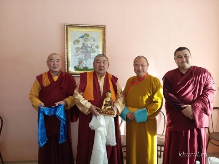 The Head of the Buddhists of Kalmykia Telo Tulku Rinpoche Arrives in the Aga Buryat Okrug of Zabaykalsky Krai