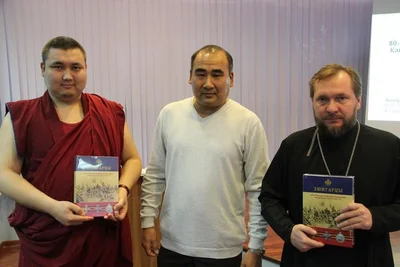 Senior administrator of the Central Khurul of Kalmykia “The Golden Abode of Buddha Shakyamuni” took part in the presentation of the book “The Zyungars”