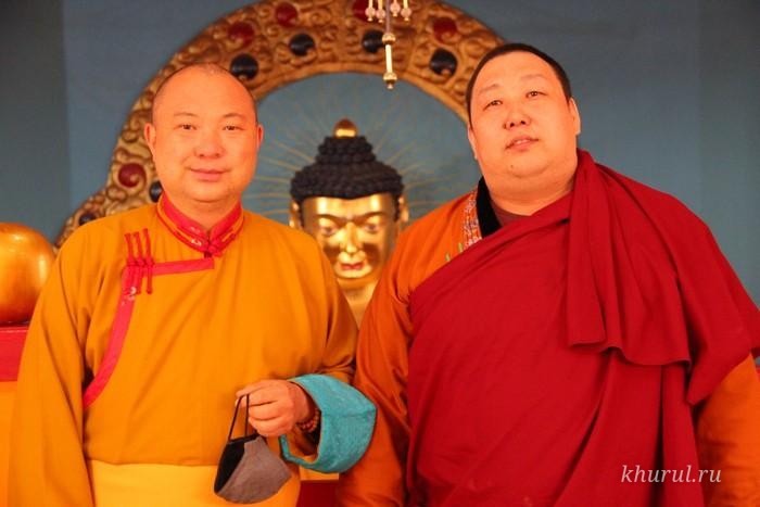 A delegation of the Republic of Tyva led by the Khamby Lama Gelek Natsyk Dorzhu arrived at the Central Khurul of Kalmykia