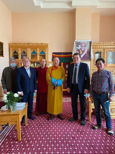 Shajin Lama of Kalmykia held a series of working meetings