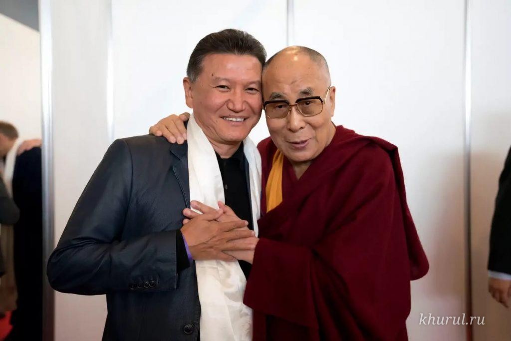 Congratulations from Shajin Lama of Kalmykia Telo Tulku Rinpoche to Kirsan Nikolaevich Ilyumzhinov on his birthday and on the Day of the Steppe Code