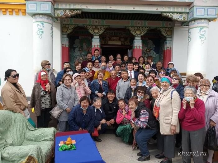 Shajin Lama of Kalmykia Telo Tulku Rinpoche continues his pilgrimage to the holy places of Kalmykia