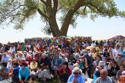 Monks of the Central Khurul of Kalmykia performed the “Hazr Taklhn” rite