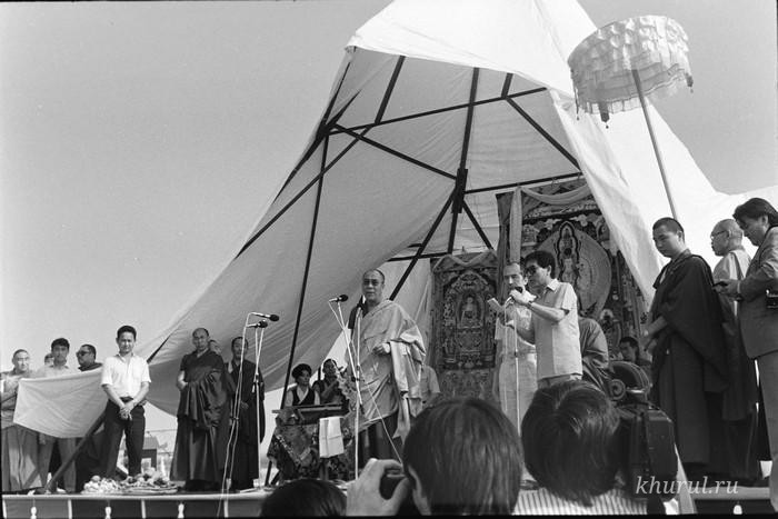 30 years ago His Holiness the 14th Dalai Lama made his first visit to Kalmykia