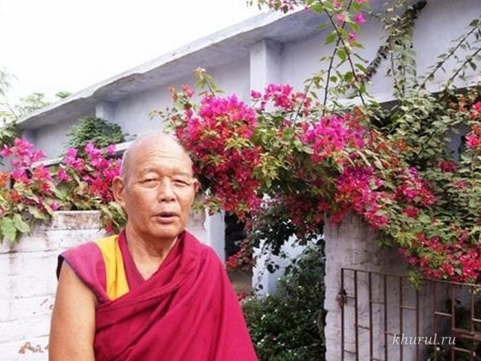 Today in India, at the Age of 86, After a Prolonged Illness, One of the Oldest Monks of the Drepung Gomang Monastery, Geshe Thubten Nyima, Passed Away