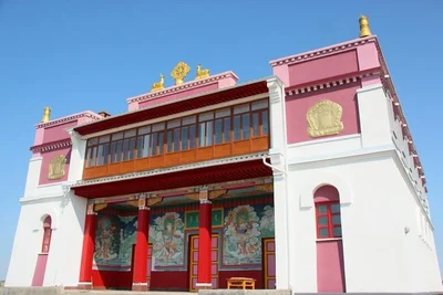 Renovation work underway at the “Geden Sheddub Choy Korling” monastery