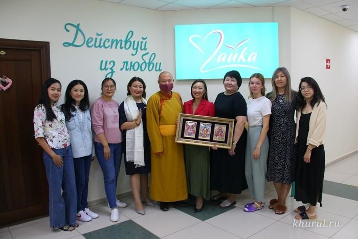 Shajin Lama of Kalmykia Telo Tulku Rinpoche Visited the “Chaika” Personal Growth Studio
