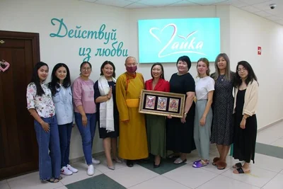 Shajin Lama of Kalmykia Telo Tulku Rinpoche Visited the “Chaika” Personal Growth Studio