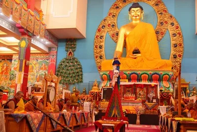 The third tantric ritual was held at “The Golden Abode of Buddha Shakyamuni”