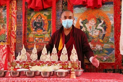 Preparations for the Tantric Rituals Held at “The Golden Abode of Buddha Shakyamuni”