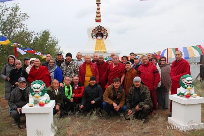 Another Buddhist stupa erected in Kalmykia