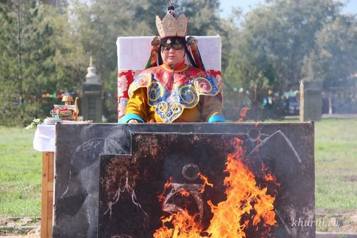 The second day of tantric rituals concluded in Kalmykia