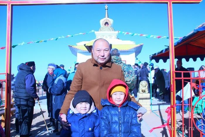 A Lotus Stupa Opened in the Village of Burannoe, Lagan District
