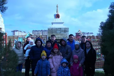 Buddhist Stupas Erected at the Central Khurul of Kalmykia