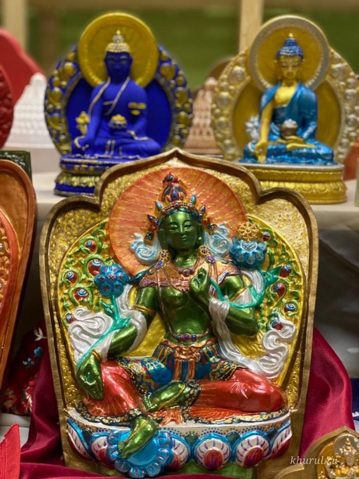 Tsa-tsa Are Being Made at the Ganden Tendar Ling Buddhist Center in Moscow for the Ketchenery Khurul