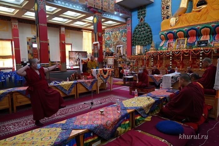 The exams of the students of the Drepung Gomang monastery-university have concluded at the Central Khurul of Kalmykia “The Golden Abode of Buddha Shakyamuni”