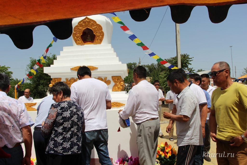 Another Stupa of Enlightenment Erected in Kalmykia