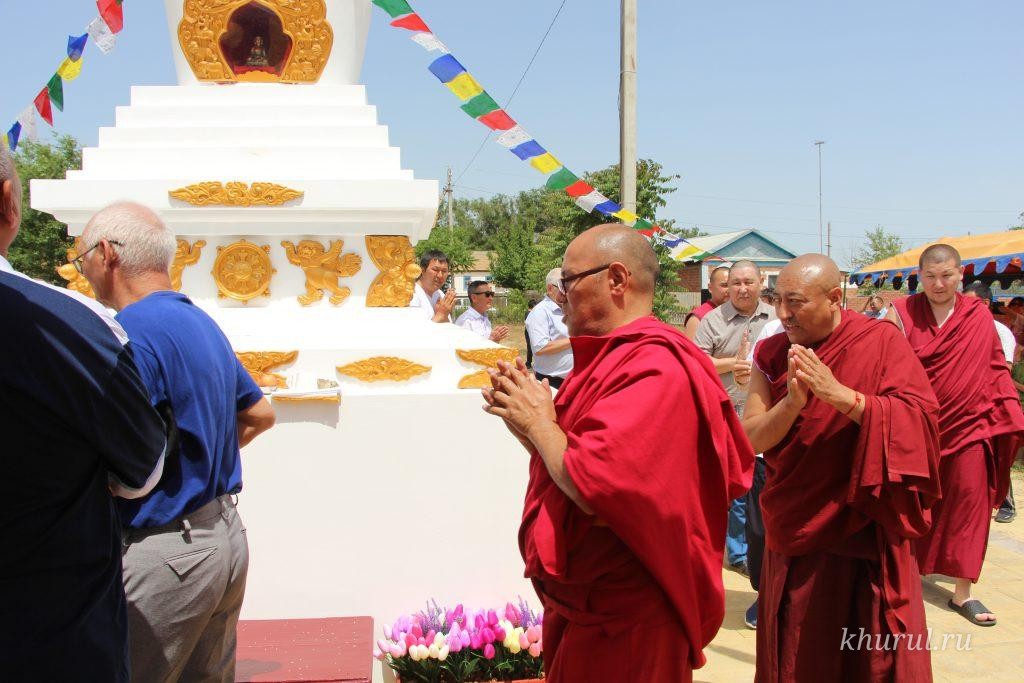 Another Stupa of Enlightenment Erected in Kalmykia