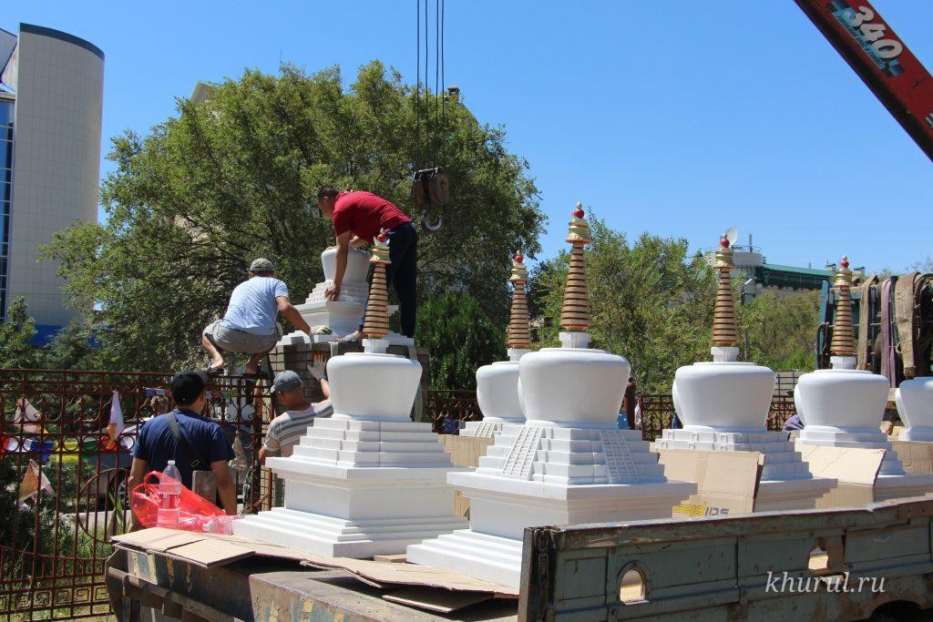 Consecration, Laying, and Installation of Stupas (01.07.2022)