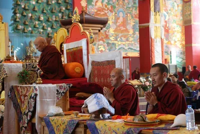 A consecration ceremony of the Kalmyk people’s banners was held at “The Golden Abode of Buddha Shakyamuni”