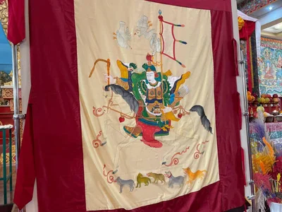 The Banners of the Kalmyk People Consecrated by the Dalai Lama Are Now in Elista