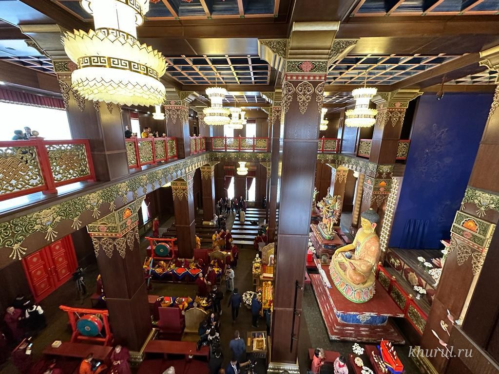 The Shajin Lama of Kalmykia Took Part in the Opening Ceremony of a New Buddhist Temple in Tuva