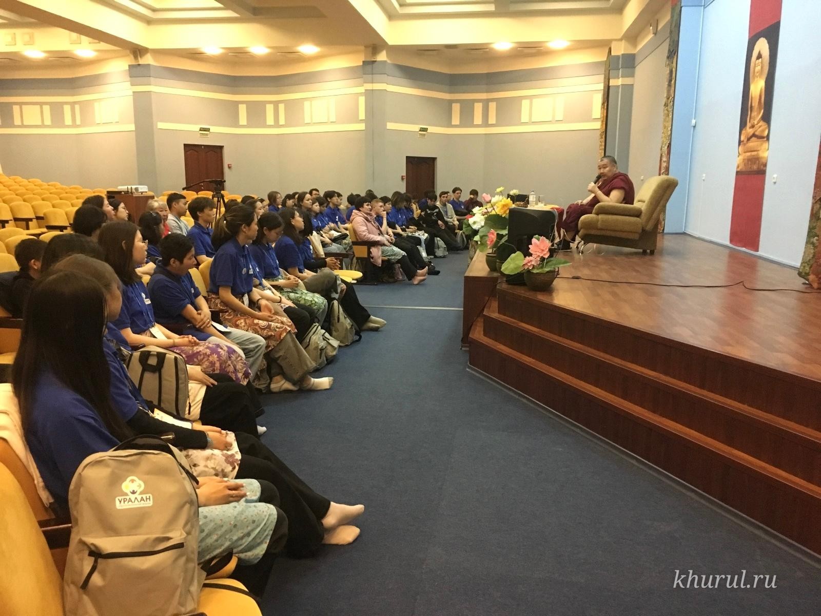 Young People from the “Uralan” Youth Educational Forum Visit the Shajin Lama of Kalmykia