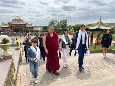 Russian Minister of Education Sergey Kravtsov Visited the Main Buddhist Temple of Kalmykia