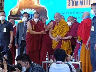 Head of the Central Khurul Administration Yonten-gelung Takes Part in the World Buddhist Summit