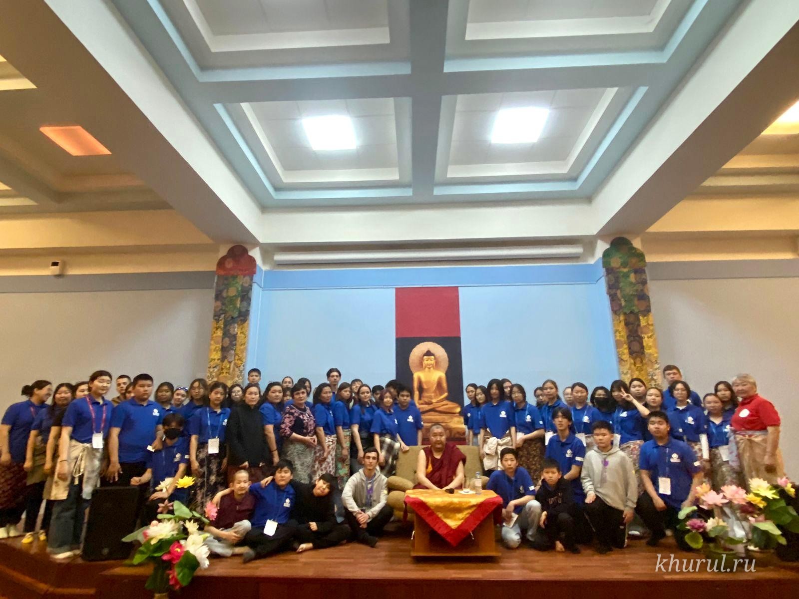 Young People from the “Uralan” Youth Educational Forum Visit the Shajin Lama of Kalmykia