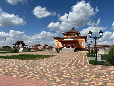 Construction of a Buddhist Temple Continues in the Village of Ketchenery