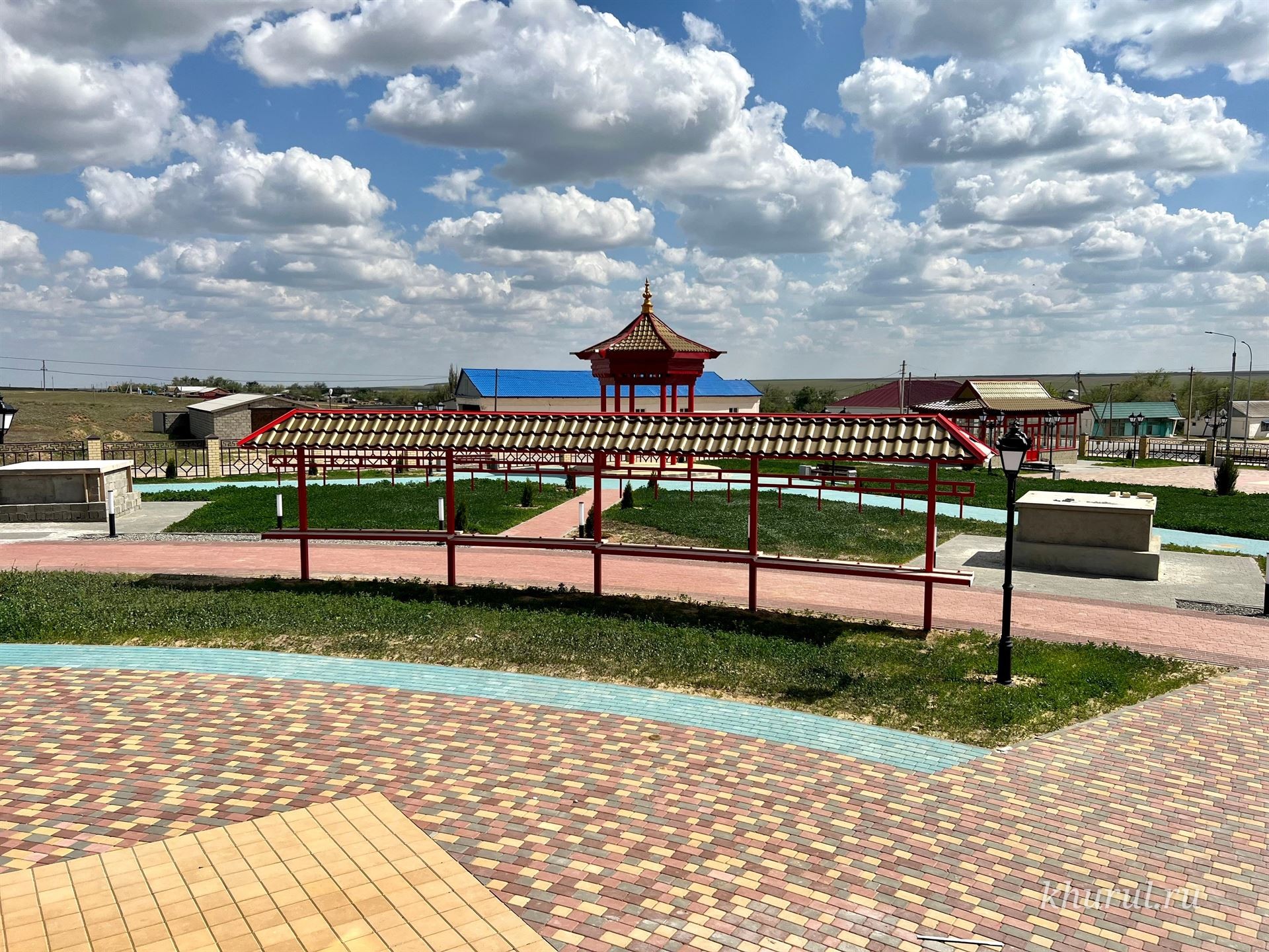 Construction of a Buddhist Temple Continues in the Village of Ketchenery