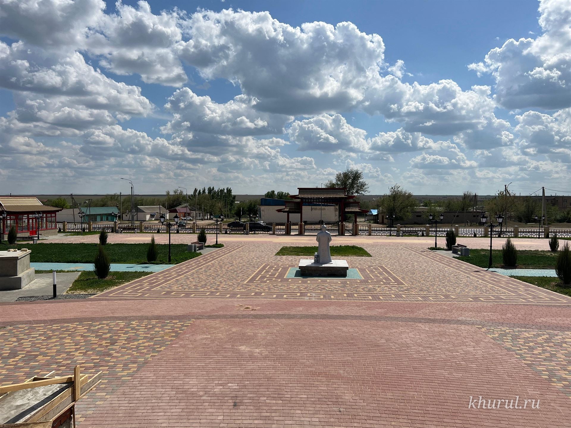 Construction of a Buddhist Temple Continues in the Village of Ketchenery