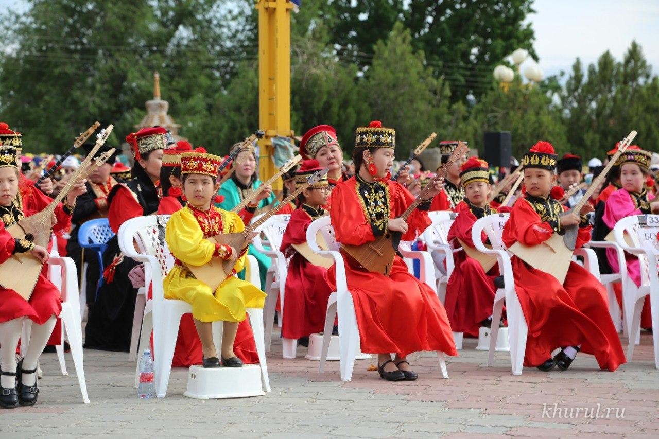 A Musical Offering to the Three Jewels Was Held in Elista