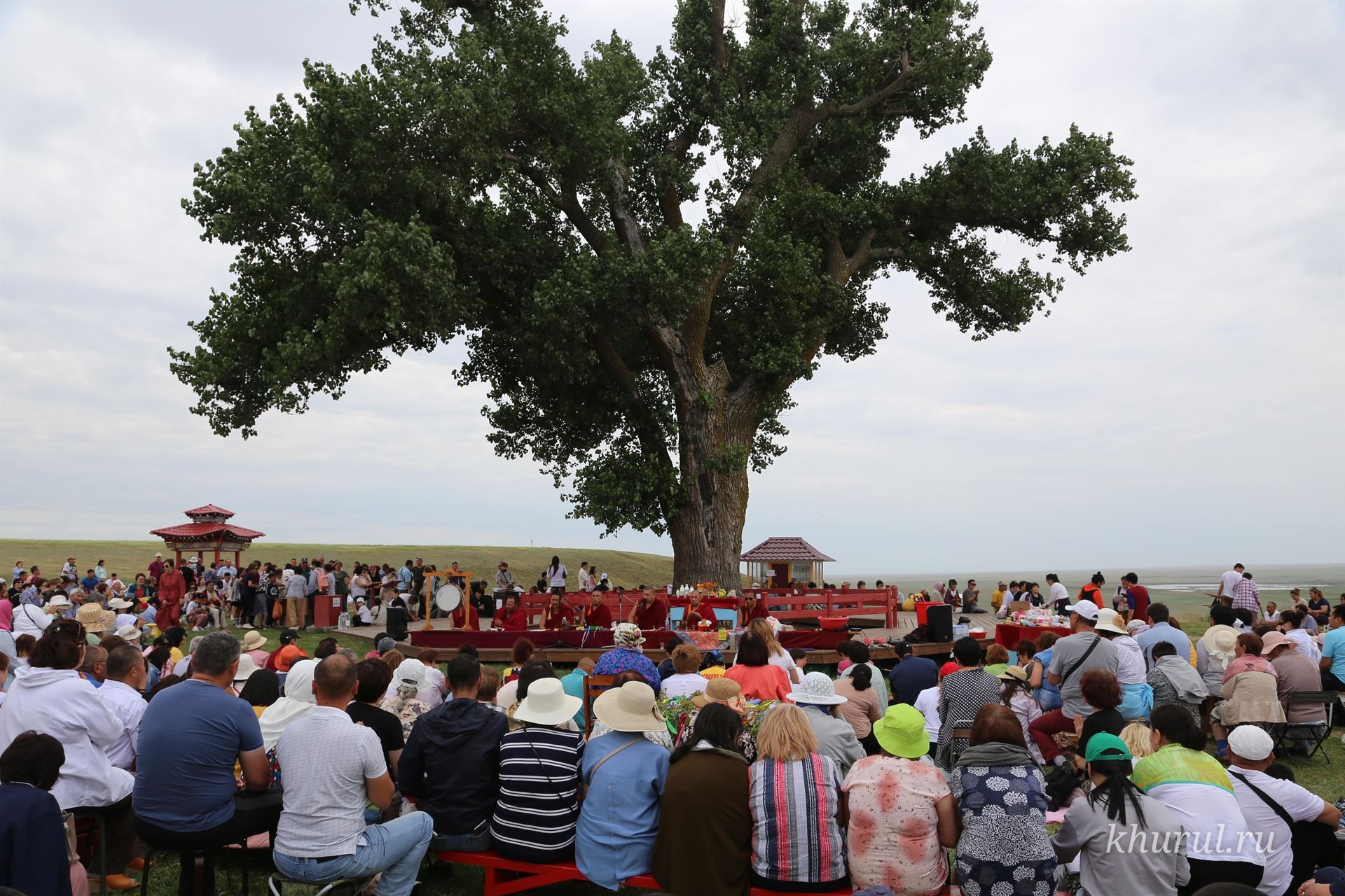 On the final day of Urs Sar, the residents of Kalmykia performed a great ritual
