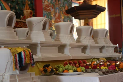 A ritual of consecrating stupas was held at the Central Khurul