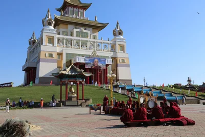 Today Kalmykia celebrated the birthday of His Holiness the 14th Dalai Lama