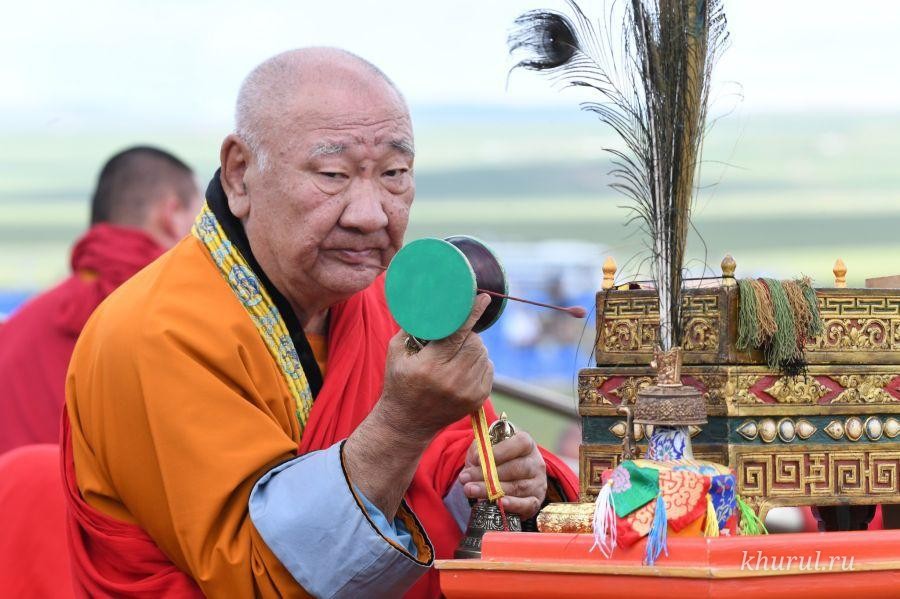 The Shajin Lama of Kalmykia took part in a cultural and religious festival in Mongolia