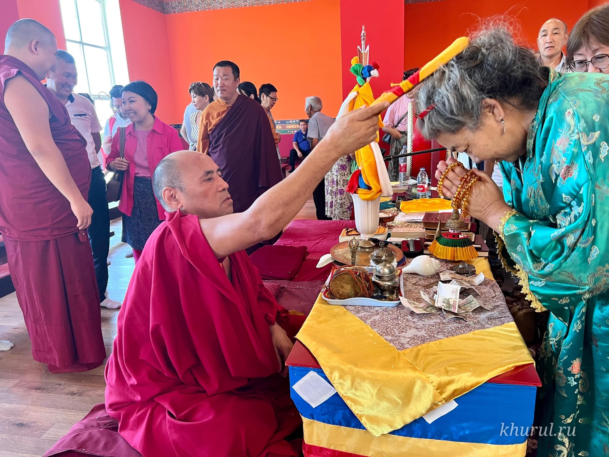 The Lotus Festival in Kalmykia began with an exhibition of Buddhist relics in Lagan