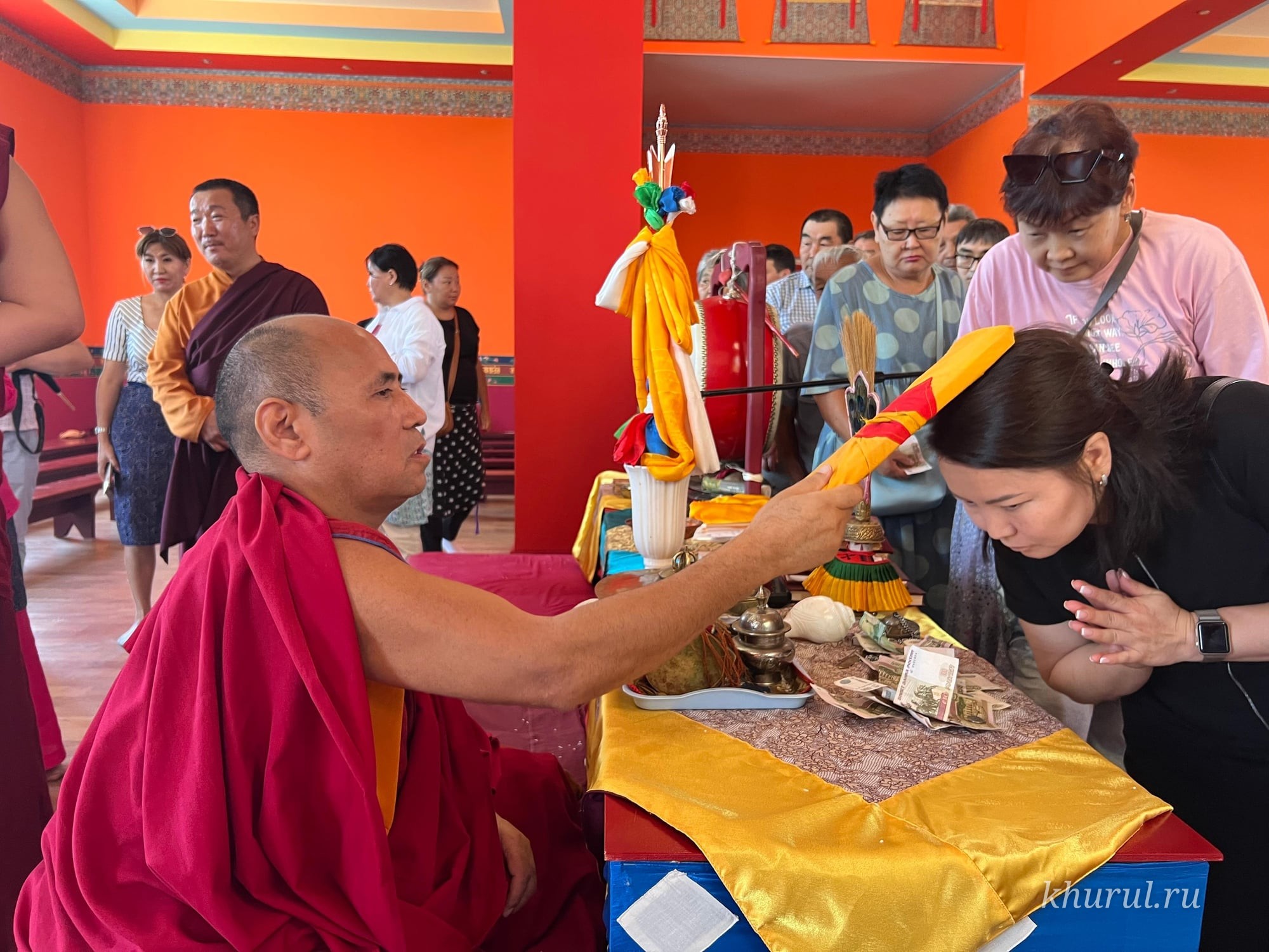 The Lotus Festival in Kalmykia began with an exhibition of Buddhist relics in Lagan
