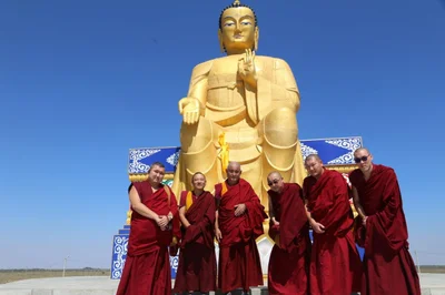 The Venerable Khen Rinpoche Visited the Lagan District