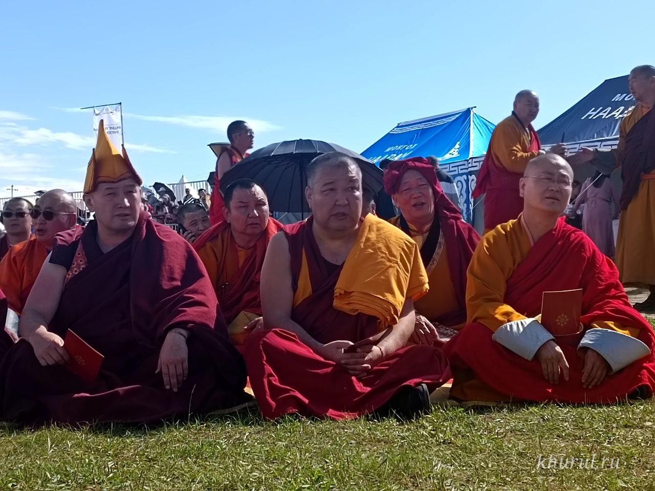 The Shajin Lama of Kalmykia took part in a cultural and religious festival in Mongolia