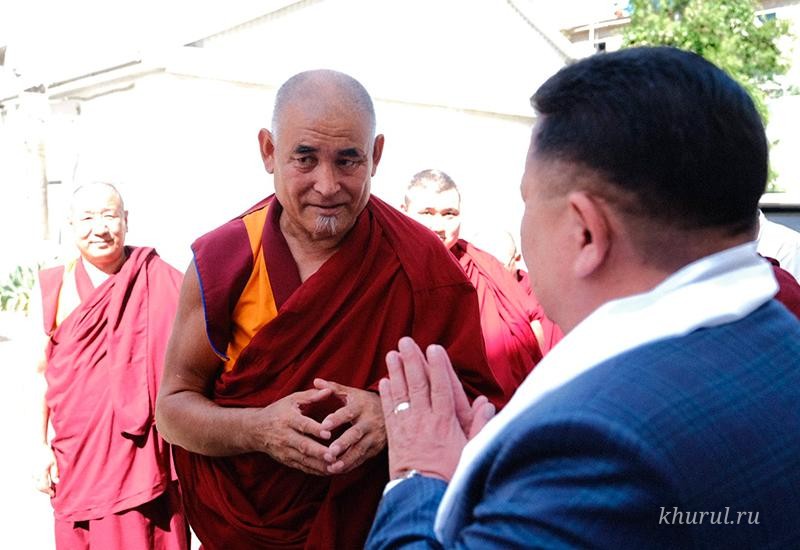 The Working Visit of the Abbot of Drepung Gomang Monastery to Kalmykia Continues