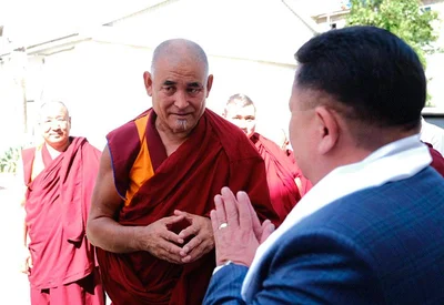 The Working Visit of the Abbot of Drepung Gomang Monastery to Kalmykia Continues