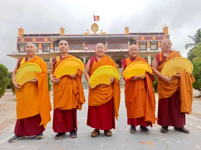 A delegation of monks from Drepung Gomang Monastery will build a sand mandala