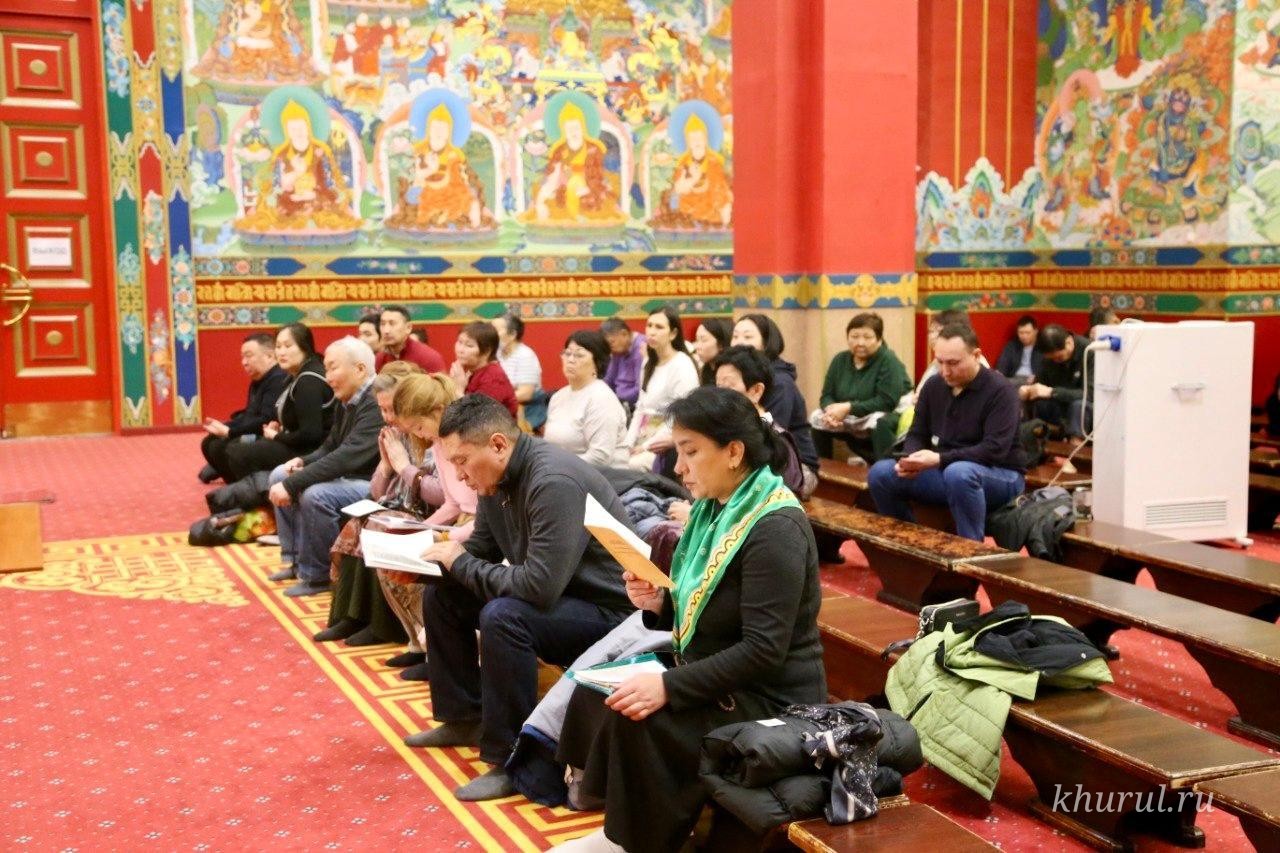 Festive rituals began at “The Golden Abode of Buddha Shakyamuni” at 5:00 a.m.