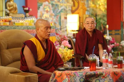 Taking the Refuge Vows… A Lecture by Geshe Lharampa Jagba Gyatso Was Held at “The Golden Abode of Buddha Shakyamuni”